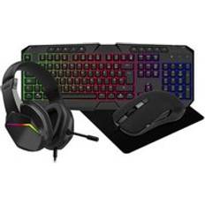 CiT Raptor 4 in 1 RGB Combo Kit Keyboard Mouse Pad & Headset