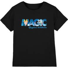 Cinderella Childrens Magic Begins Within T-Shirt - Black