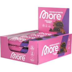 Riegel More Nutrition Protein Satisbites Dark Cookie Crumble 27 Gramm Eiweiß 12 Stk.