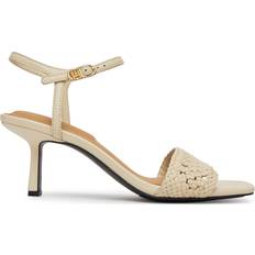Tommy Hilfiger Damen Sandalen Tommy Hilfiger Crochet Lthr Kitten Sandal - Beige