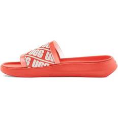 Orange - Women Slippers UGG Ruette Beach Slippers - Orange Red