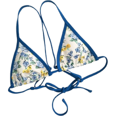 Shein New Soft Padded Adjustable Strap Backside Tie Open Back Bikini Set Floral Print Cute Women Bikini For Summer Beach Bathing Suit
