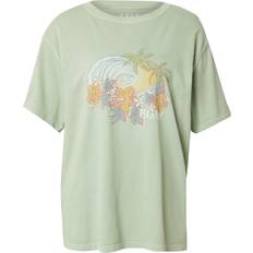 Roxy Women's Sunnyoversize Enzyme Wash T-shirt Dam - Grön