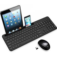 LeadsaiL Wireless Keyboard and Mouse Set QWERTY