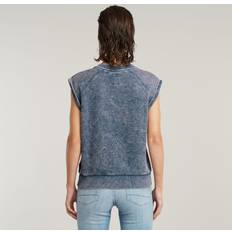 G-Star Dame Sweatere G-Star Washed Sweater - Medium Blue