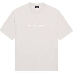 Balenciaga T-shirts Balenciaga Unisex SS21 Logo Printing Tee - Grey
