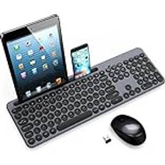 LeadsaiL Wireless Keyboard and Mouse Set QWERTY