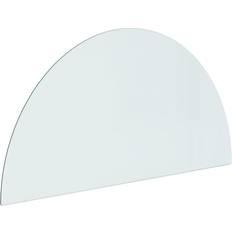 Fireplaces on sale Ophelia & Co Devonshire Fireplace Glass Plate Half Round 0.80cm H x 50cm W x 100cm D