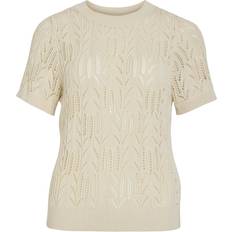 Nainen Neuleet Vila Toppi VICotti - Beige