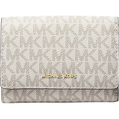 Michael Kors Bryant Medium Signature Logo Wallet - Natural