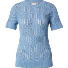 Bomuld - Unisex Bluser Vila Top ViCotti S/s O-neck Knit