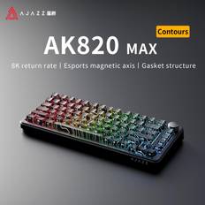Ajazz AK820 MAX Gaming-Tastatur mit Hintergrundbeleuchtung