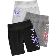 Shein pcs Tween Girls Butterfly Printed MidLength Leggings Casual Wear Suitable For Summer