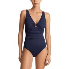Ralph Lauren Swimwear Ralph Lauren Ruched Ring Front Swimsuit