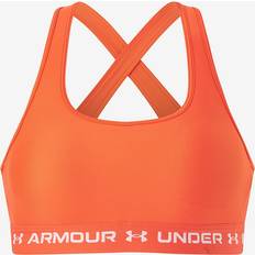 Orange - Träningsplagg BH:ar Under Armour Ua Crossback Mid Bra - Fire