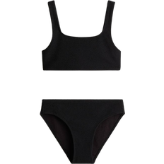 H&M Jente Strukturstrikket Bikini - Sort