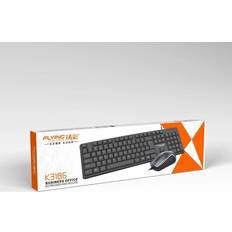 Genius QWERTY Tastatur Mus Med Ledning USB A K3186