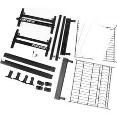 Konnwei 2 Tier Large Dish Rack Pull Out Double Layer Dish Drying Rack with Drain Tray Abtropfgestell