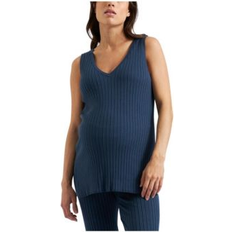 Ripe Maternity Sophie Rib Knit Nursing Top French Navy