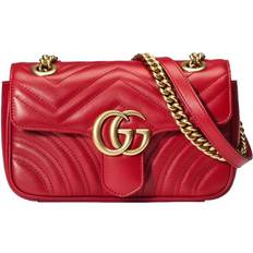 Gucci Handtaschen Gucci GG Marmont Mini Shoulder Bag - Red
