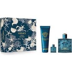 Versace eros gift set Versace Eros Eau de Parfum Gift Set 3-Pc