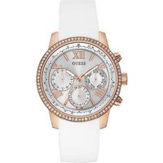 Guess Uhr W0616L1 Sport Steel Damen Armbanduhr Rosé Gold