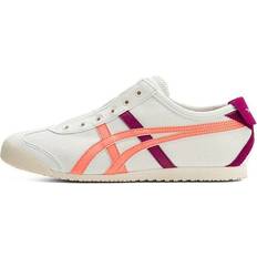 Onitsuka Tiger Women Shoes Onitsuka Tiger Mexico 66 Slip-On - White Burgundy Orange