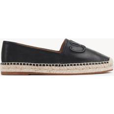 Leather Espadrilles Chloe Isla Espadrille - Black
