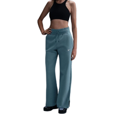 Nike Women's Sportswear Phoenix Fleece High-Waisted Wide-Leg Sweatpants - Blue