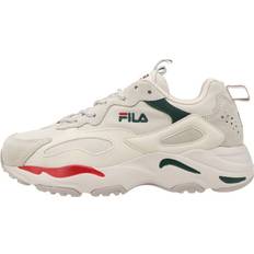 Fila Unisex Trainers Fila Tracer Series Retro Shoe - Gray/Green/Red Version