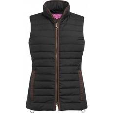 Brook Taverner Womens Madison Quilted Vest - Svart