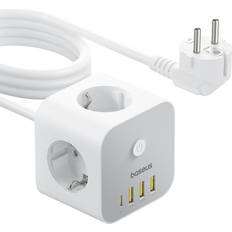 Baseus PowerCombo Power Strip Cube 20W 3xAC 3xUSB-A 1xUSB-C 1.5m