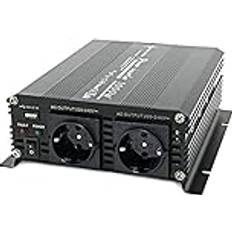 Solartronics Spannungswandler NM1000 12V 1000 Watt Schwarz