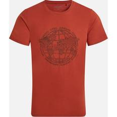 Craghoppers T-shirts Craghoppers Mens Lucent Back Print Short-Sleeved T-Shirt - Red Beach