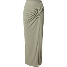 Guess Skirts Guess Long Draped Skirt - Green
