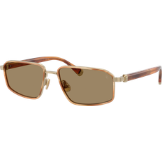 Brunello Cucinelli Jarama Irregular Sunglasses BC2009ST - Gold
