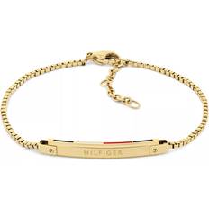 Tommy Hilfiger Gold Plated Bracelets Tommy Hilfiger Enamel Charm Bracelet - Gold