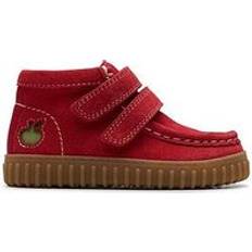 Beige Boots Children's Shoes Clarks Torhill Toddler Boots - Red