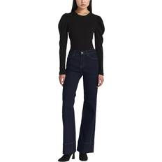 Denim Trousers Byxor Dam Blå
