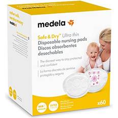 Amningsskydd Medela Safe & Dry Ultratunna Engångsabsorberande Amningsdynor 60 Stycken 60 St Vit