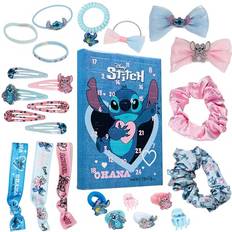 Disney Stitch Advent Calendar 2024 Girls Hair Accessories Countdown Calendar Blue