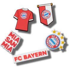 Shoe Charms Crocs Jibbitz Bayern FC x5 Rouge