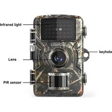 Caméras de piste Lixada 16MP 1080P Caméra de Chasse et de Jeu IP66