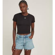 G-Star M Toppe G-Star Cropped Mini Slim Top - Black