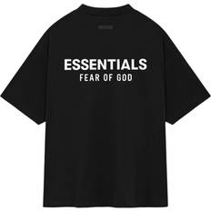 Fear of God Clothing Fear of God Essentials Jersey Crewneck Tee - Black