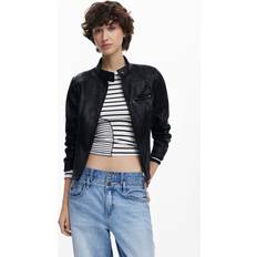 Desigual Dame Overtøj Desigual Overgangsjakke - Sort
