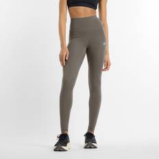 Leggings New Balance Damen Leggins High Rise Legging 27" - Khaki