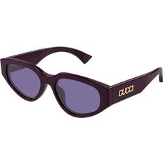 Gucci Lila Solglasögon Gucci Asian Fit Solglasögon Kvinna - Purple