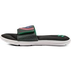 Under Armour Green Slides Under Armour Ignite 6 Graphic Strap Slide - Black Cerise