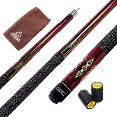 Cuesoul 58 Inch Hardwood Canadian Pool Cue 19-21oz Billiard Cue Stick with Irish Wrap CSPC015